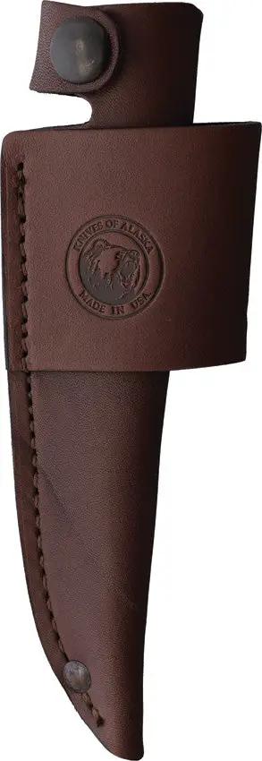 Knives Of Alaska Alpha Wolfe D2 8 Inch Bead Blast D2 Blade With Black SureGrip Handle by Knives Of Alaska