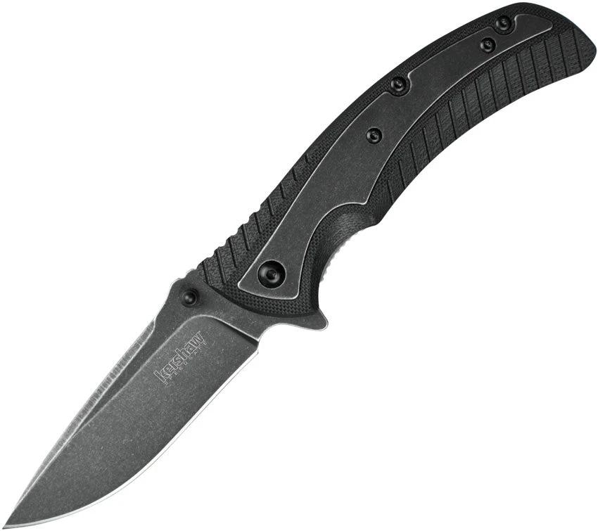 Kershaw Scrip Linerlock Assisted Opening EDC Knife With BlackWash 8Cr13MoV Blade by Kershaw