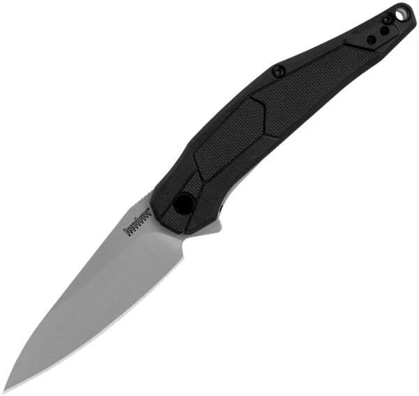 Kershaw Lightyear Linerlock Assisted Opening Knife Bead Blast 4Cr14 Spear Point Blade Black Handle For EDC Enthusiasts by Kershaw