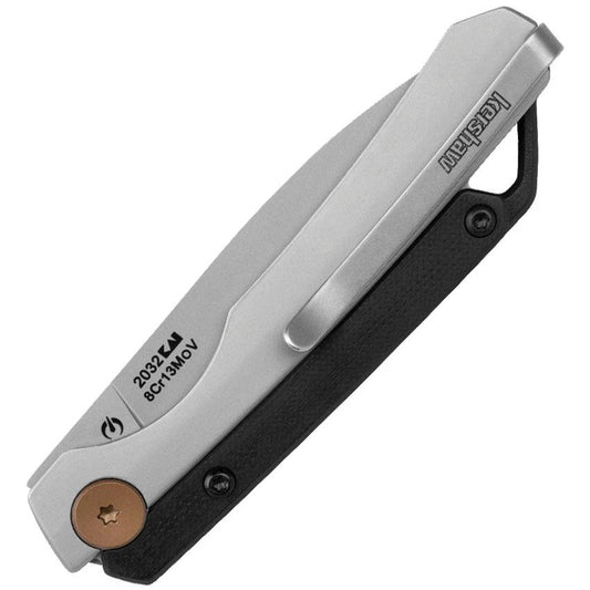 Kershaw Esteem Folder 2032 EDC Knife Bead Blast 8Cr13MoV Blade With G10 Overlay Handle by Kershaw