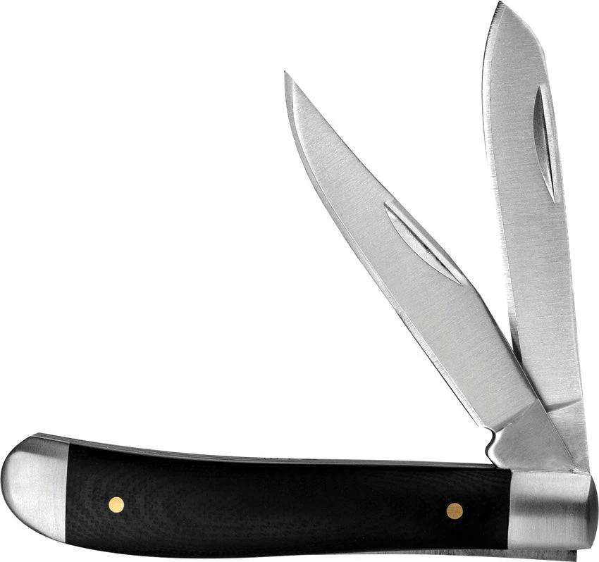 Kershaw Gadsden Pocket Knife 4381 ThreePointFiveInch Closed Satin 7Cr17MoV Clip Spey Blades Black G10 Handle EDC Ready by Kershaw