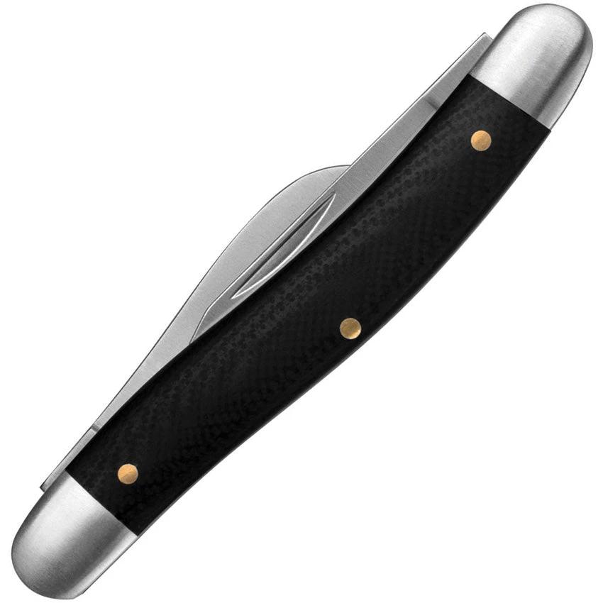 Kershaw Brandywine Folder 4382 EDC Knife With Dual Spey And Sheepsfoot Blades Black G10 by Kershaw
