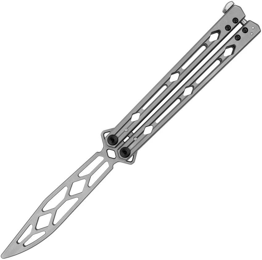 Kershaw Lucha Trainer Knife Unsharpened Blade Blunt Tip For Enthusiasts Safe Practice Dual KVT Bearings by Kershaw