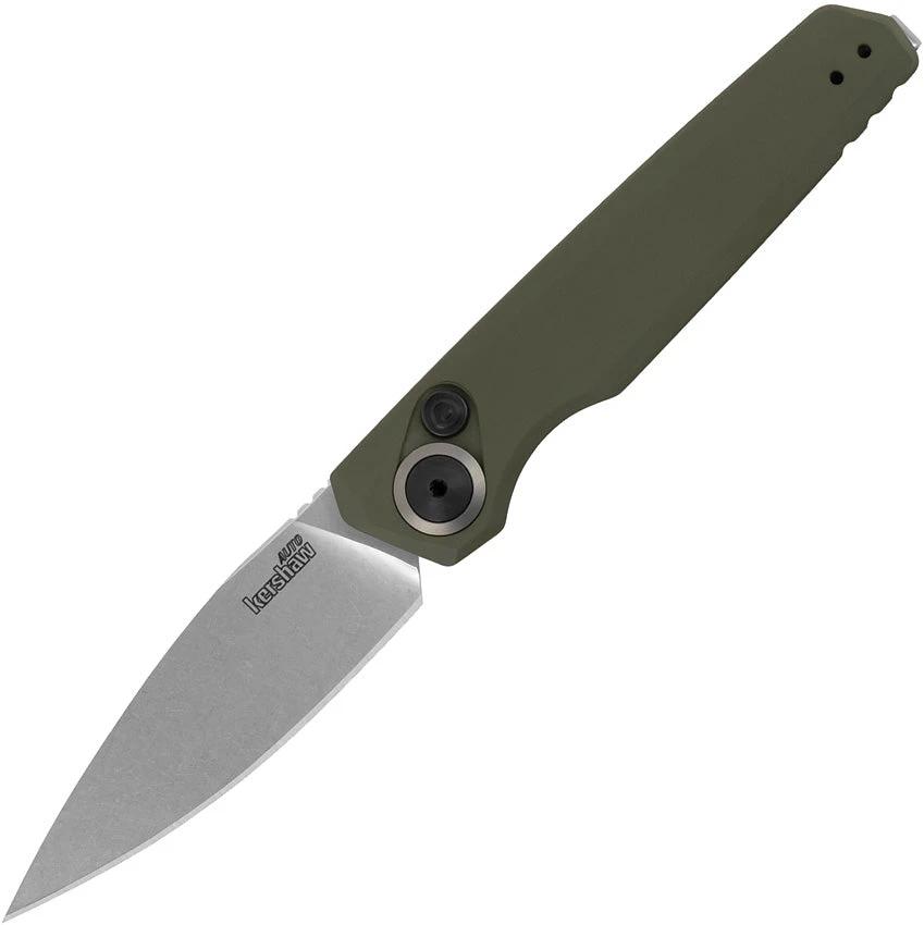 Kershaw Auto Launch 18 OL Automatic Knife With Satin CPM 154 Blade Green Aluminum Handle EDC by Kershaw