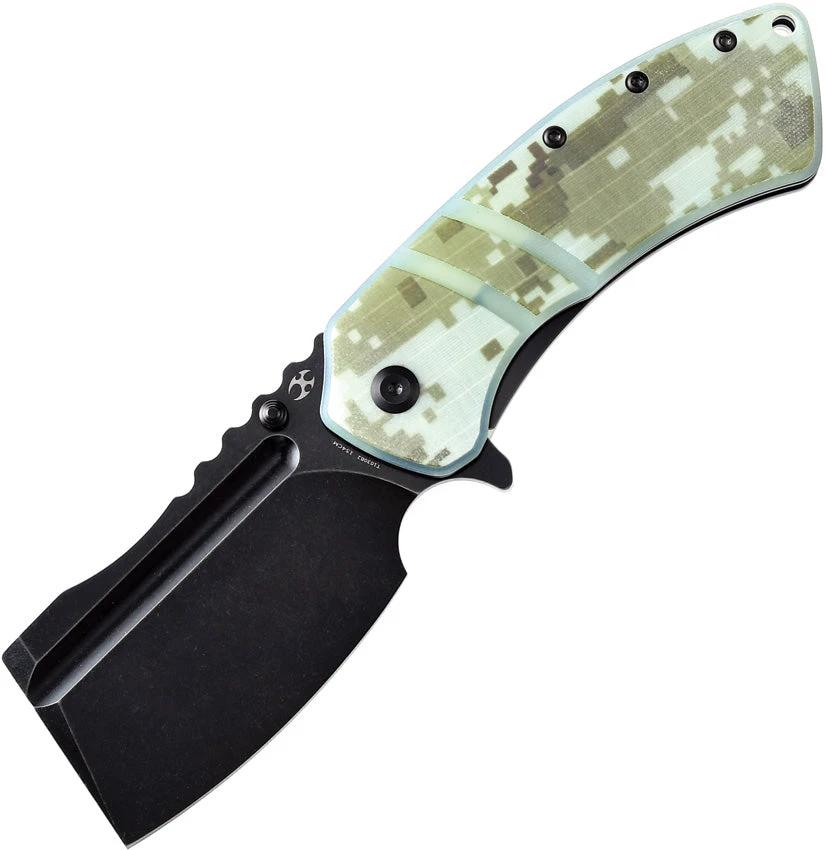 Kansept Knives XL Korvid Linerlock Jade Camo T1030B2 by Kansept Knives