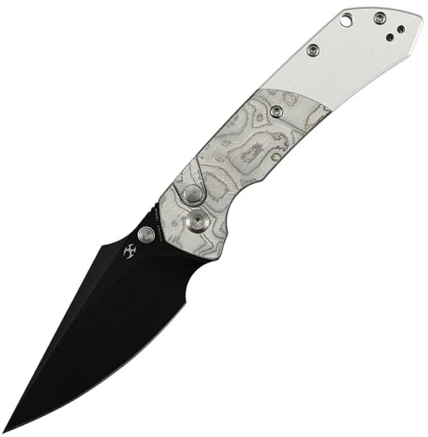 Kansept Knives Fenrir Button Lock Alum Foil T1034B3 by Kansept Knives