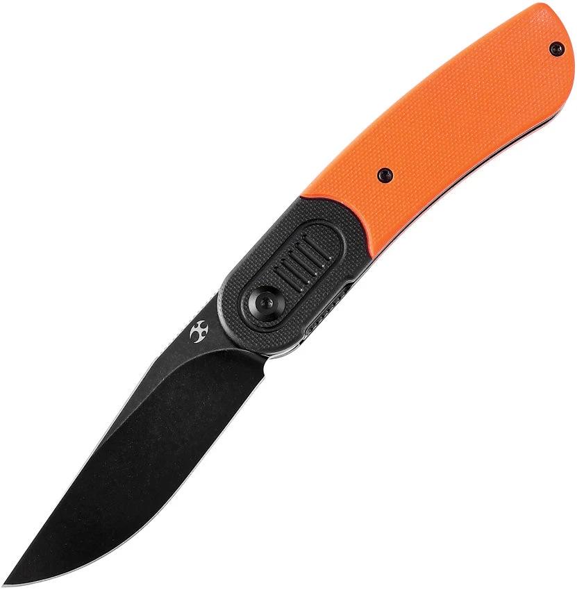 Kansept Knives Reverie Linerlock Blk/Org T2025B1 by Kansept Knives