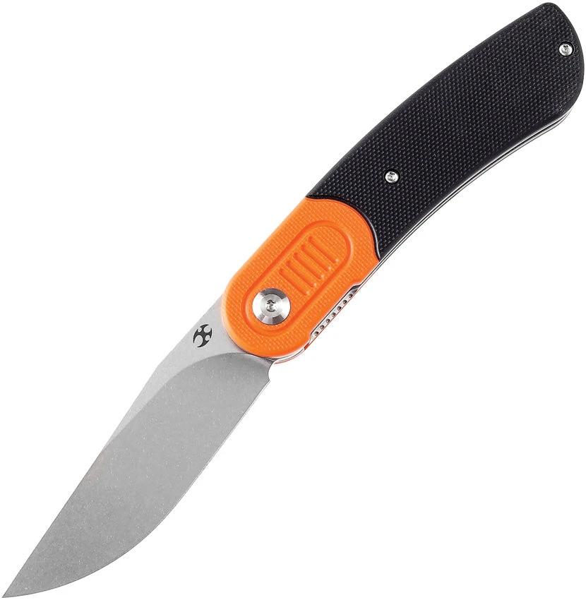 Kansept Knives Reverie Linerlock Blk/Org T2025B8 by Kansept Knives