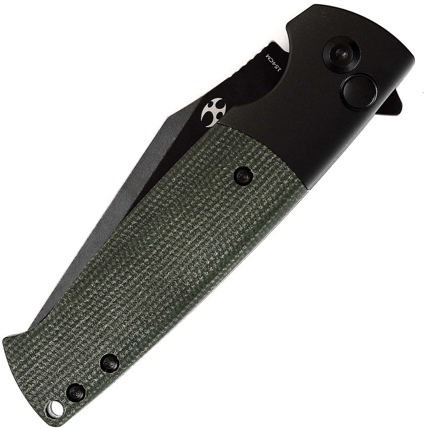 Kansept Knives Shikari SBL Button Lock Grn T2027B3 by Kansept Knives