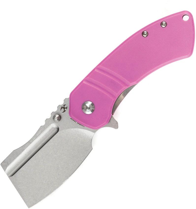 Kansept Knives M+ Korvid Linerlock Pink G10 T2030B4U by Kansept Knives