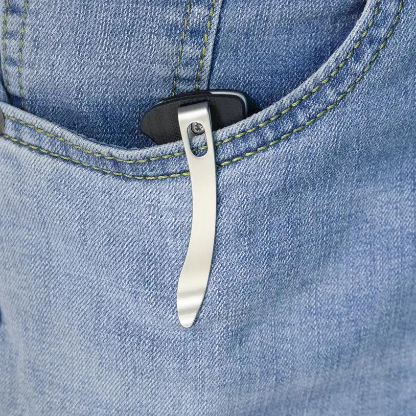 Kubey Scimitar Linerlock Knife - 3.5 Inch 14C28N Sandvik Stainless Blade With Black G10 Handle by Kubey