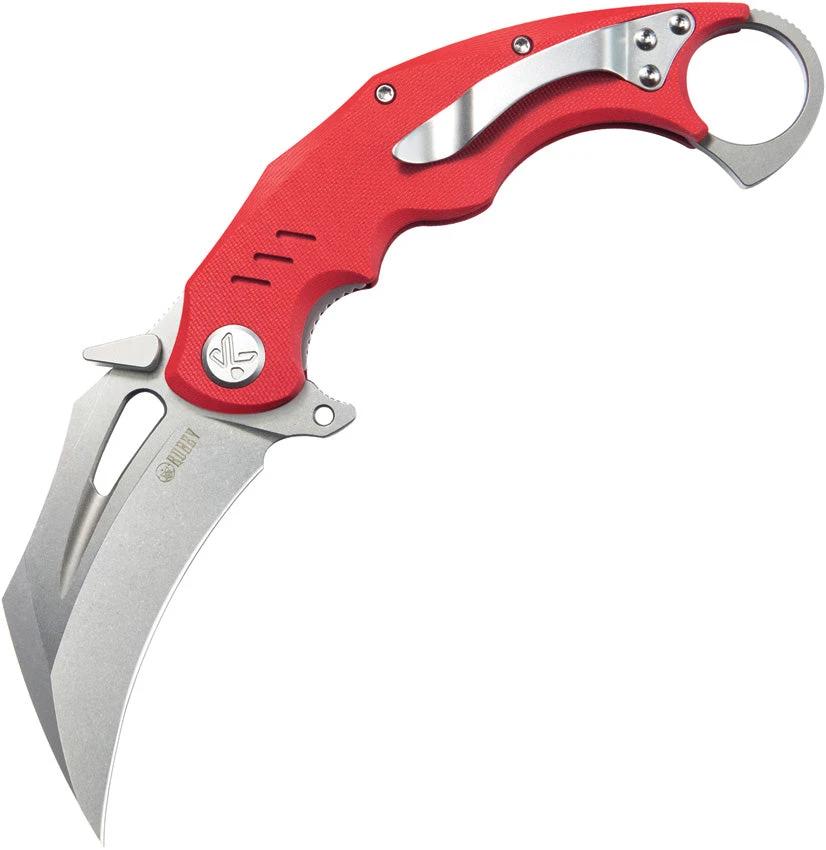 Kubey Wrath Karambit Linerlock Red KU261D by Kubey