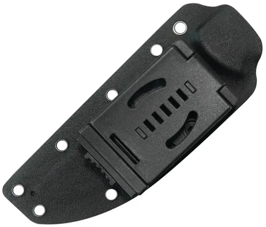 Kubey Eskoria Fixed Blade Black KU268A - 14C28N Sandvik Stainless Drop Point Blade With Full Tang by Kubey