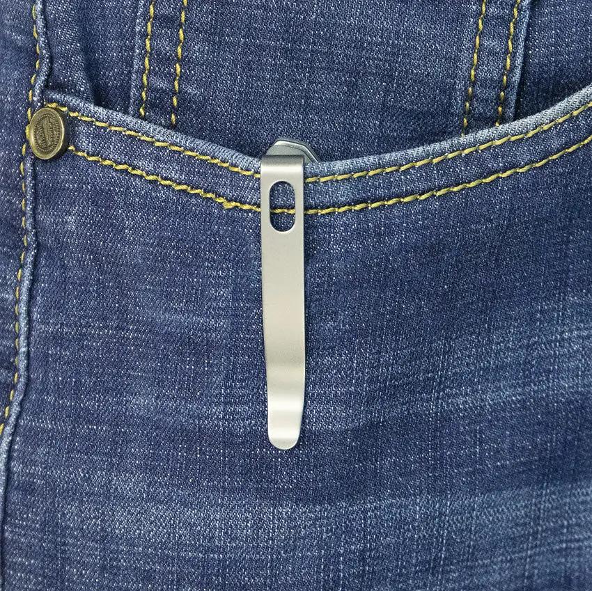 Kubey Vagrant Linerlock Jade KU291M - Jade G10 Handle 3 Inch 14C28N Sandvik Blade Thumb Stud Pocket Clip by Kubey