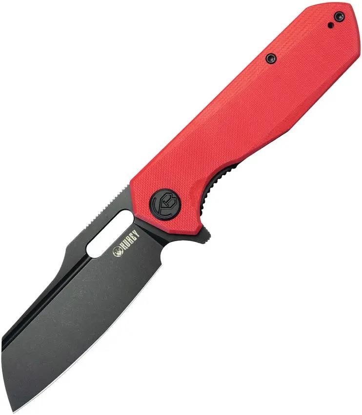 Kubey Atlas Linerlock Red KU328F - 14C28N Sandvik Stainless Blade Red G10 Handle by Kubey