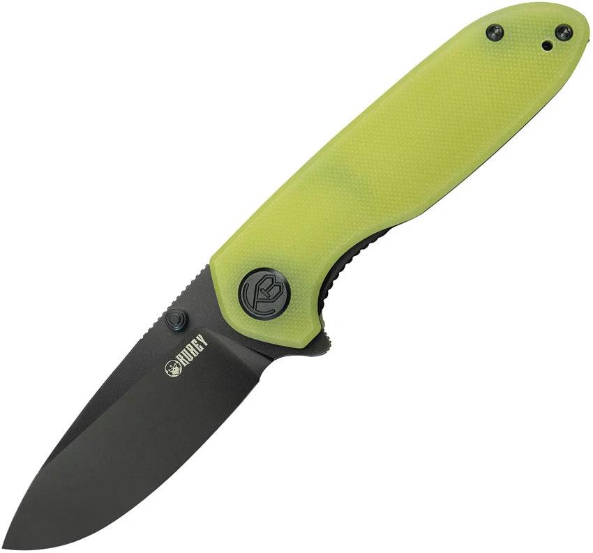 Kubey Belus EDC Linerlock Yellow KU342G by Kubey