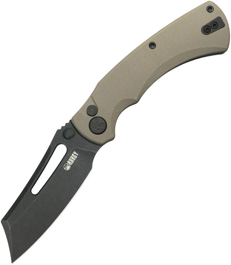 Kubey Dheo EDC Button Lock Tan KU378D by Kubey