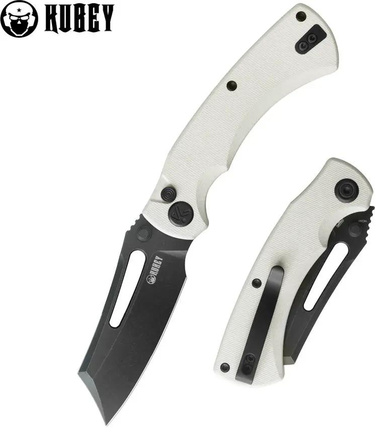 Kubey Dheo EDC Button Lock White KU378E by Kubey