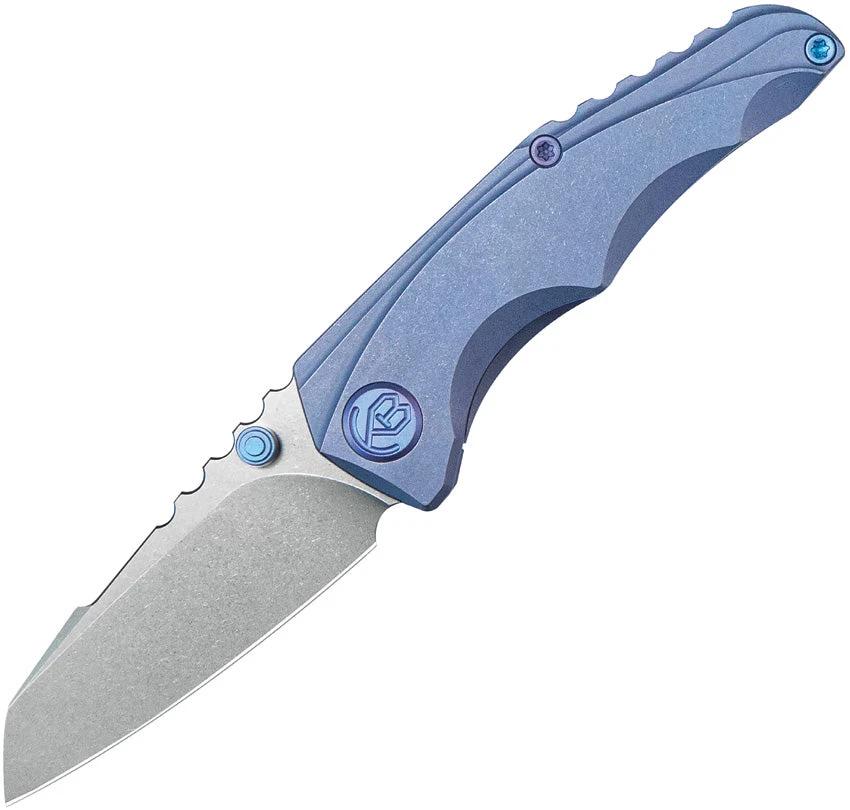 Kubey Steeltle Framelock Blue Ti KB390C by Kubey