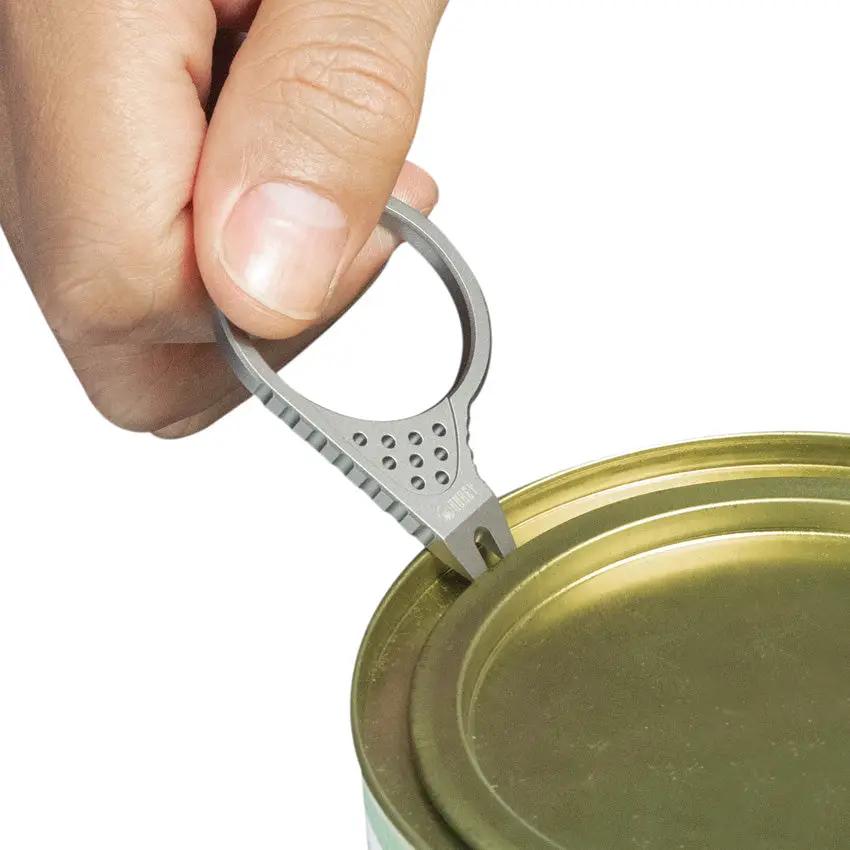 Kubey Pry Tool Gray KU410A - Titanium Construction With Finger Ring For Durable Precision Prying by Kubey