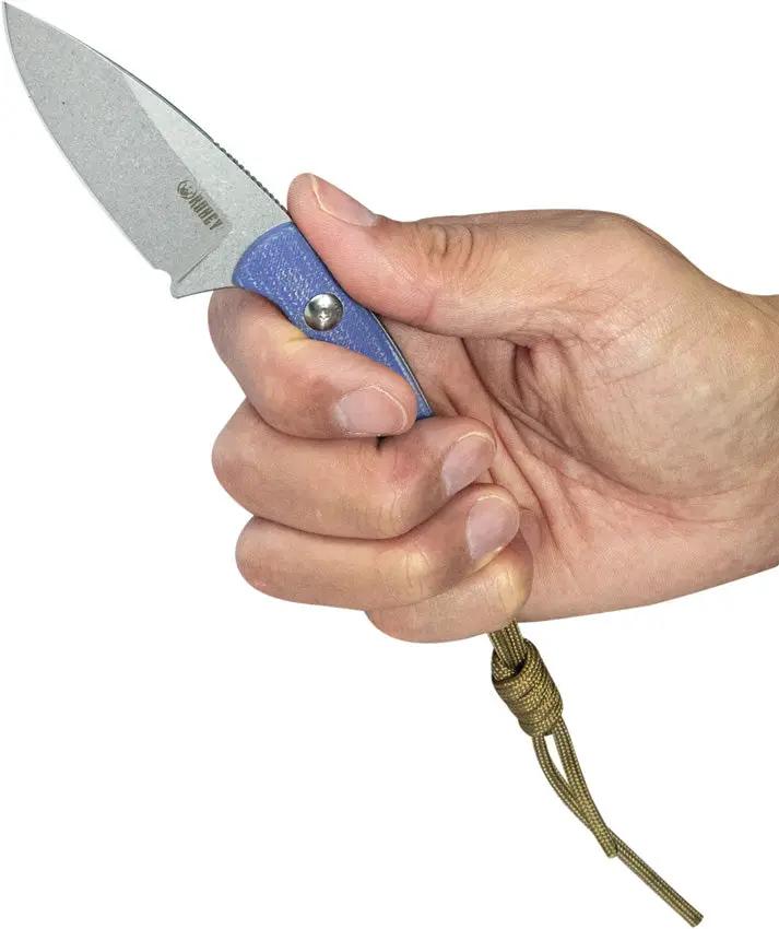 Kubey Bloom Fixed Blade Blue KU411B by Kubey