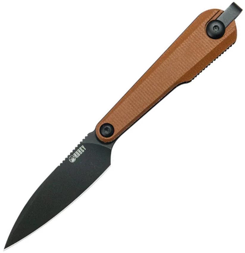 Kubey Yag Fixed Blade Black Brown KU452C by Kubey