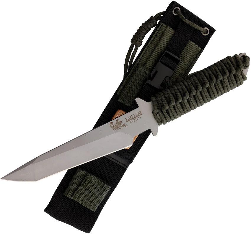 Linton Cutlery Fixed Blade Cord Wrapped L91011A by Linton Cutlery