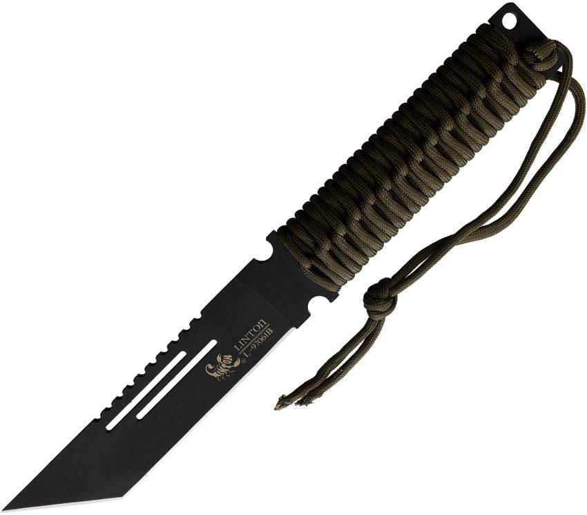 Linton Cutlery Fixed Blade Black L97061B by Linton Cutlery