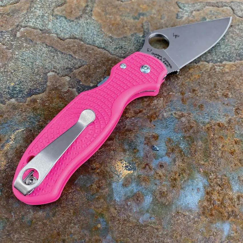 LynchNW Spyderco Standard Clip - Stonewash Titanium Construction, Standard Size, Boxed by LynchNW