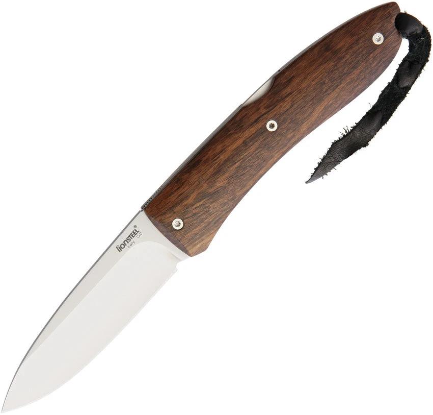 LionSTEEL Opera Lockback Santos Wood 8800 ST by LionSTEEL