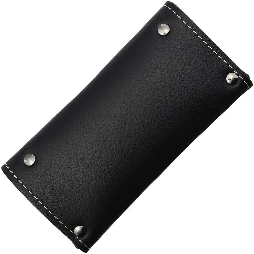 LionSTEEL Big Horizontal Leather Sheath Black Durable Leather Fits TM1 SR1 SR11 MYTO KUR ROK For Knife Enthusiasts by LionSTEEL