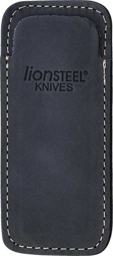 LionSTEEL Vertical Leather Sheath Blue 900FDV3 BL by LionSTEEL
