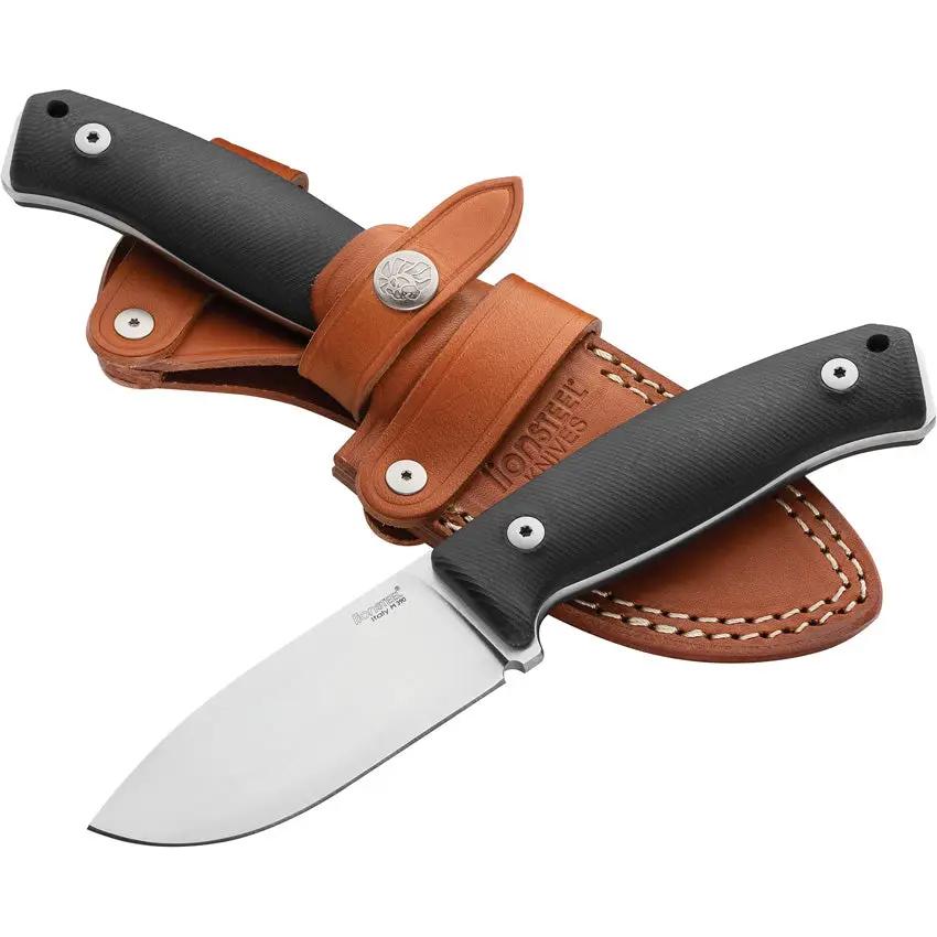 LionSteel M2M Fixed Blade Knife With Black G10 Handle And M390 Satin Blade For EDC Enthusiasts by LionSTEEL