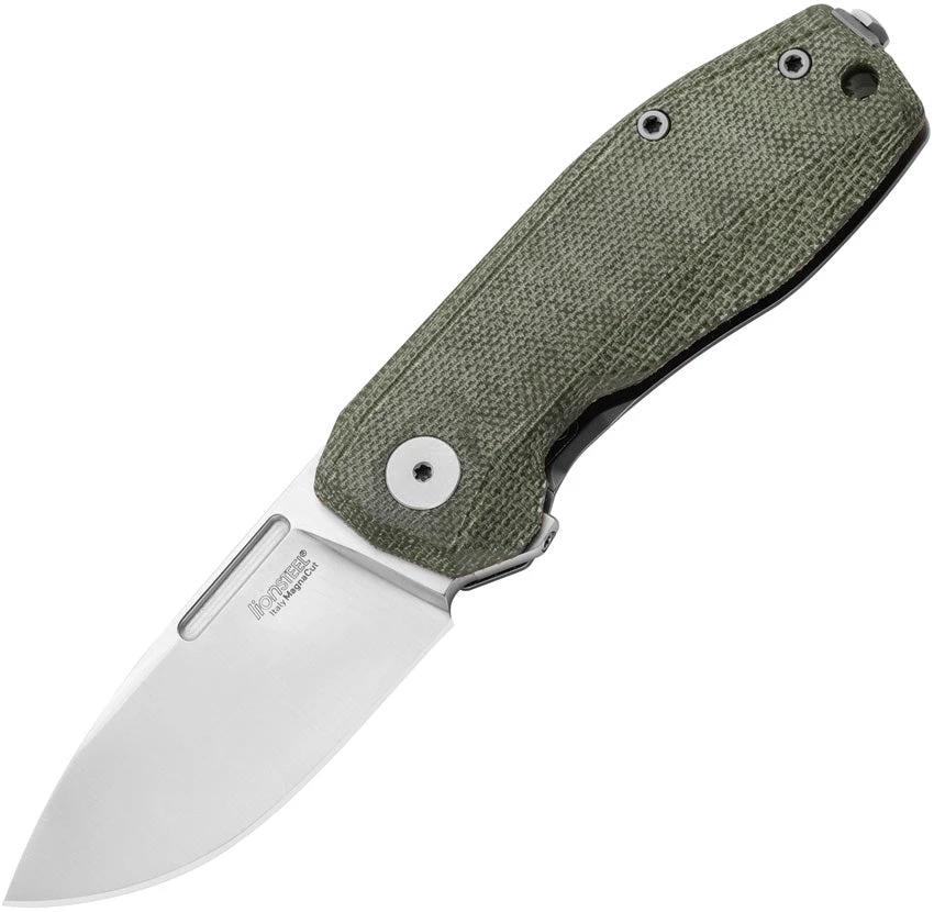 LionSTEEL Nano Framelock Green Micarta NA01 CVG by LionSTEEL