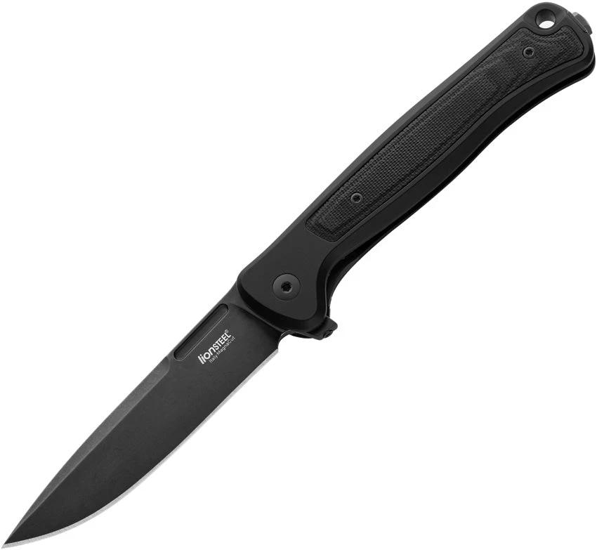 LionSTEEL Skinny Framelock Black Al SK01ABB by LionSTEEL