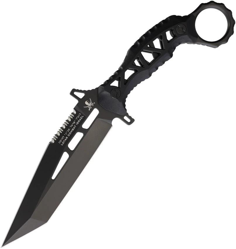 LOTAR Combat KHAOS REVENGER Fixed Blade Blk KA102BK by LOTAR Combat