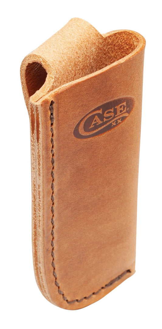 Case Large Leather Open Top Sheath – Durable Carry for Pocket Knives by Case Cutlery
