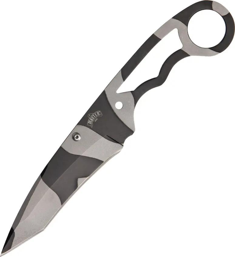 Miscellaneous MU-1119UC Neck Knife - Recurve Tanto Blade With Urban Camouflage Stainless Construction by Miscellaneous