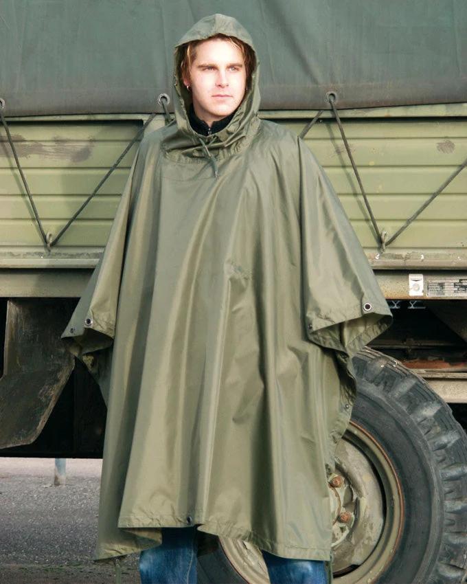 Mil-Tec OD Ripstop Poncho 10630001 by Mil-Tec