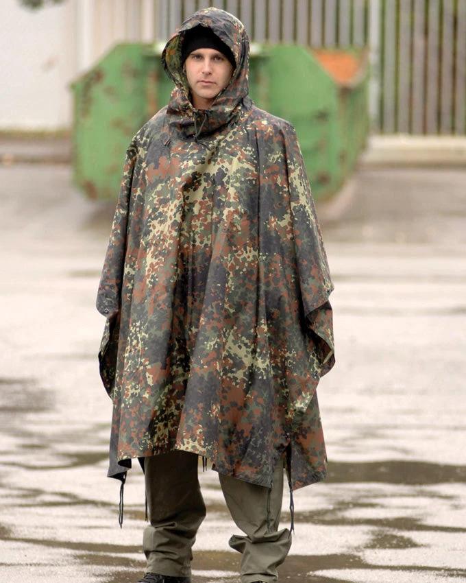 Mil-Tec Flecktarn Ripstop Poncho 10630021 by Mil-Tec