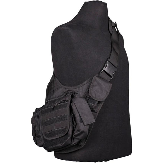 Mil-Tec Multi-Function Sling Bag Black 13726502 by Mil-Tec