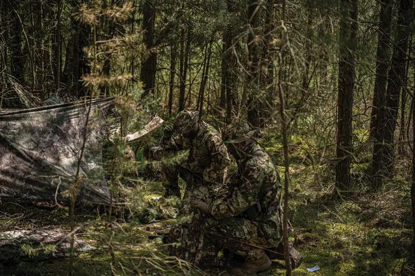 Mil-Tec Z2 Ripstop Wet Weather Poncho - Versatile 82x59 Inch Waterproof Poncho Doubles As Tarp In CIV-TEC WASP I Z2 Camo by Mil-Tec