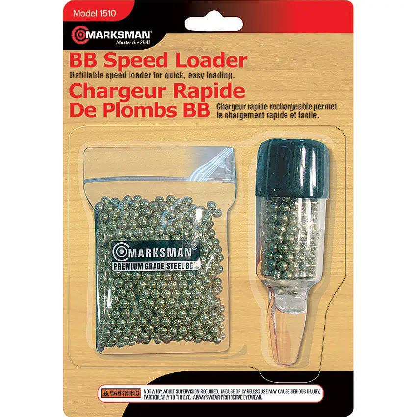 Marksman BB Speed Loader With 1000 BBs - Refillable, Spill-Proof Loader For 177 Caliber Airguns by Marksman