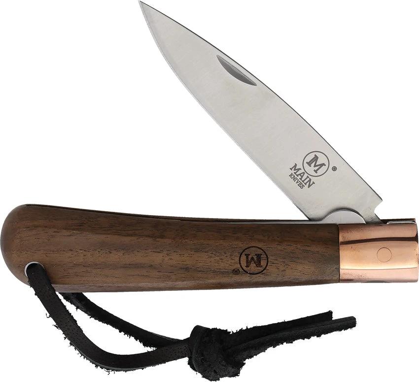 MAIN Knives Copper Line Linerlock Walnut 4001 by MAIN Knives