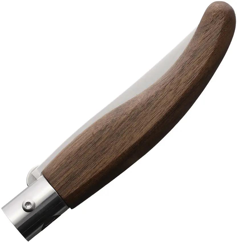 Main Knives Spanish Linerlock Walnut 9003 - 3.5 Inch Satin Blade, Walnut Handle, Stainless Bolsters by MAIN Knives
