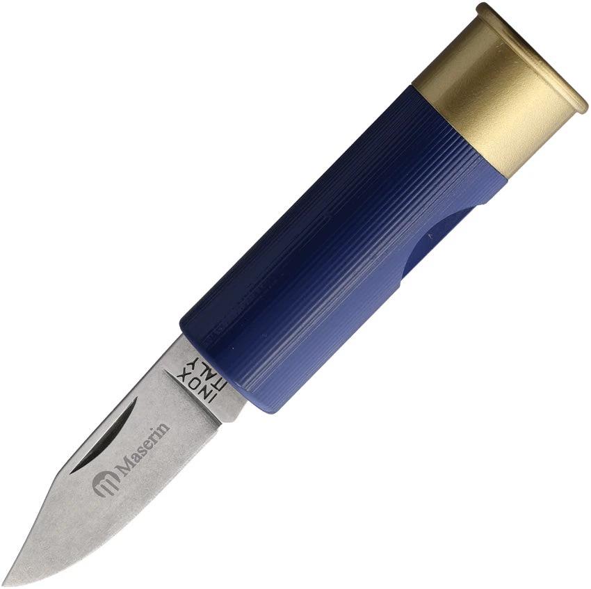 Maserin Shotgun Shell Knife Blue 70/B by Maserin