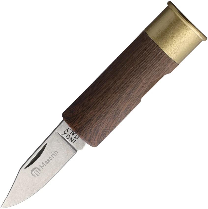 Maserin Shotgun Shell Knife Walnut 70NC by Maserin