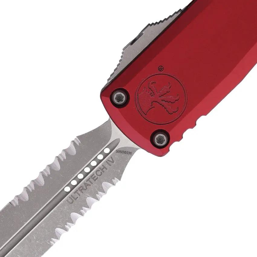 Microtech Ultratech Auto Knife Gen IV D E Automatic Opening For Knife Collectors With Apocalyptic Finish by Microtech