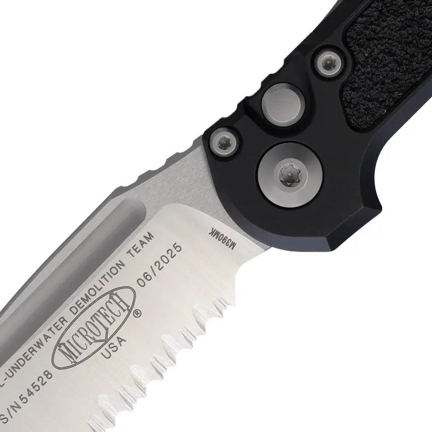 Microtech Auto LUDT GenIII 1135-5 Tactical EDC Knife With 3.5in Satin M390MK Blade Ideal For EDC Enthusiasts by Microtech