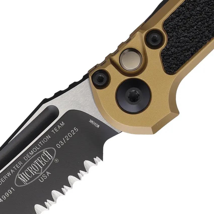 Microtech Auto LUDT GenIII 1136 2TA EDC Knife Automatic Opening Two Tone M390 Blade by Microtech